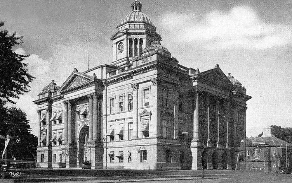 Vintage view from the southwest