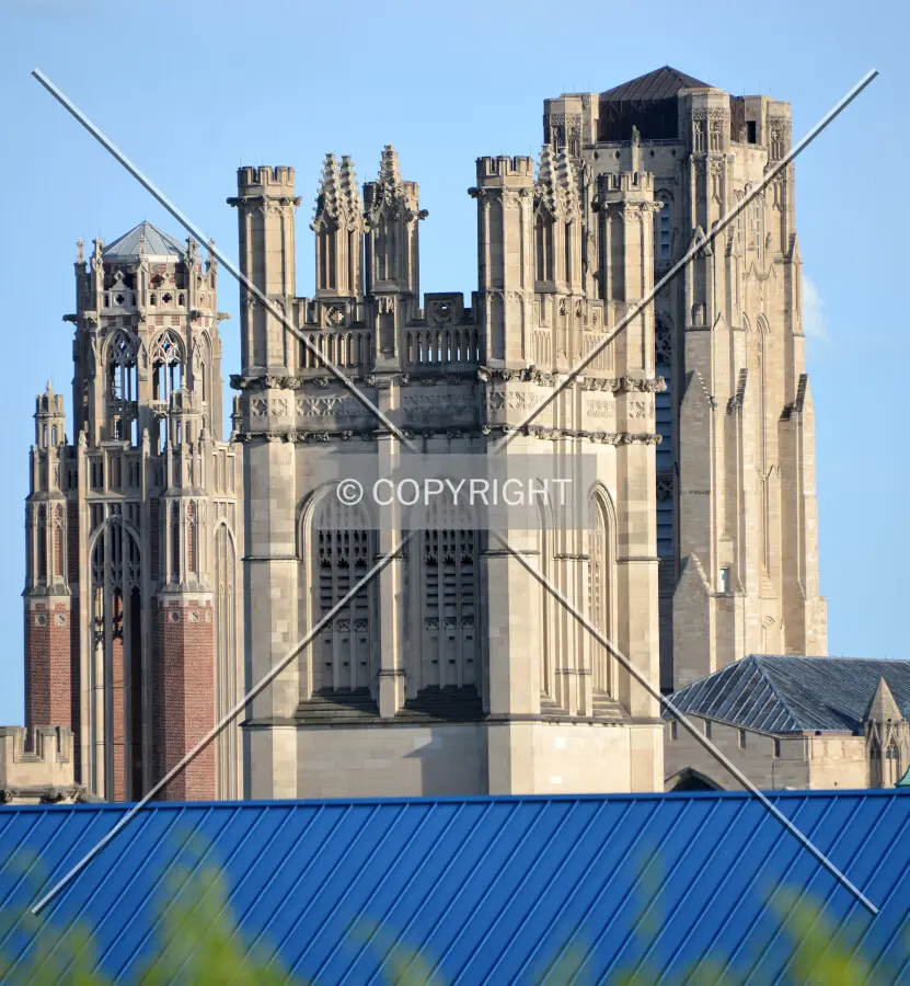 View from the northeast