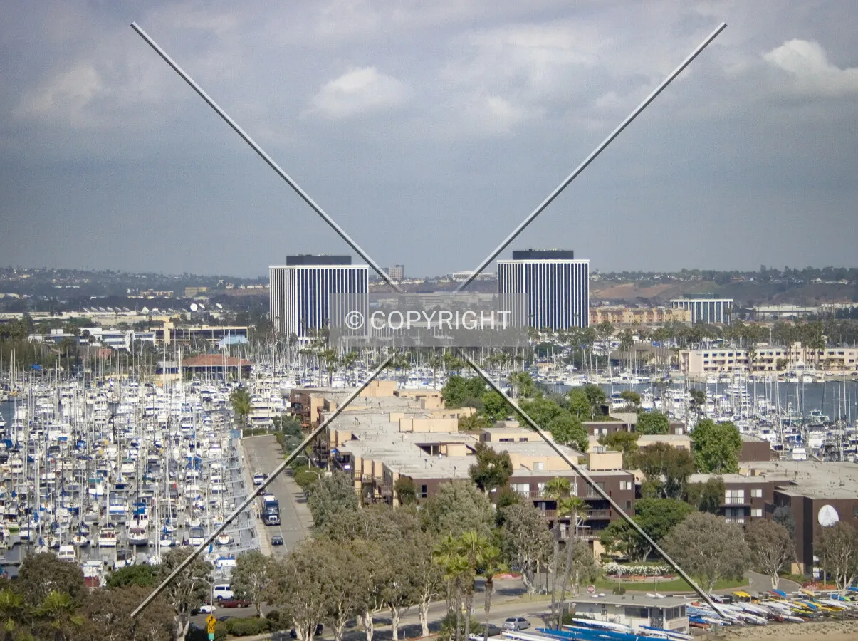 Distant view from the northwest