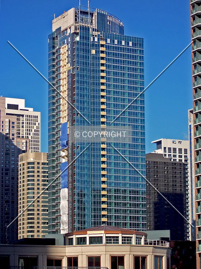 Looking northeast from Wacker Drive