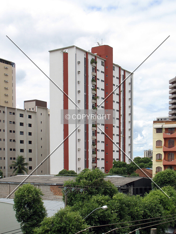 Seen from the third floor of a nearby building