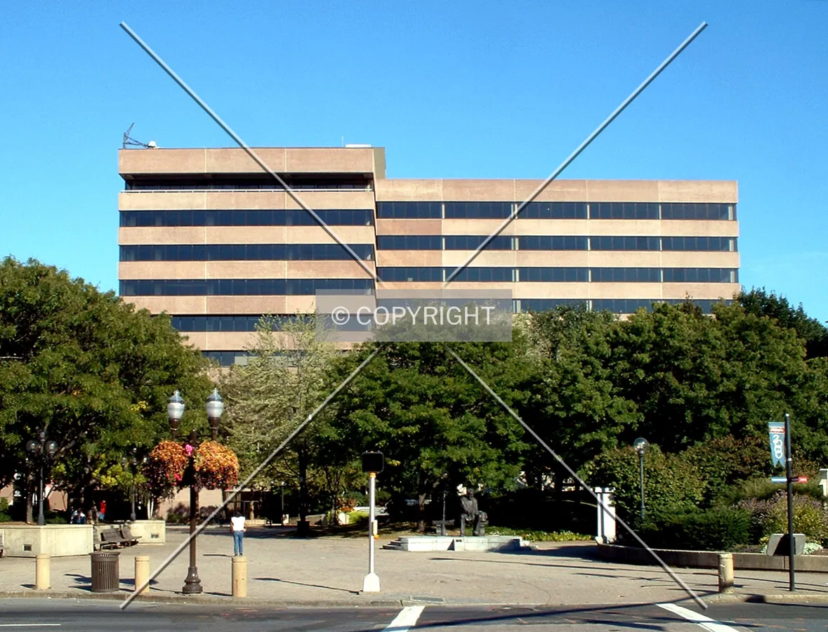 View from the west across Atlantic Street