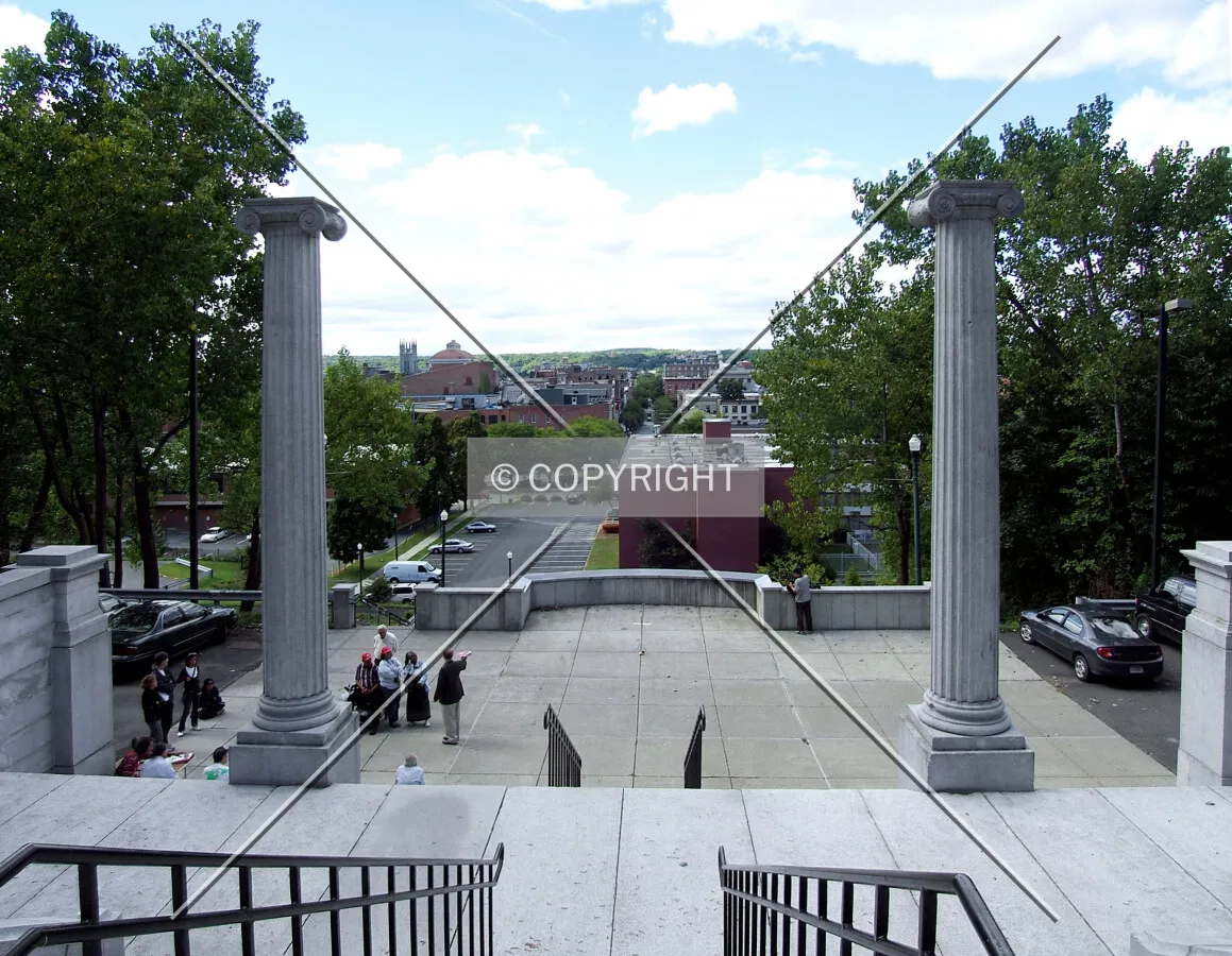 View across Troy from the RPI campus
