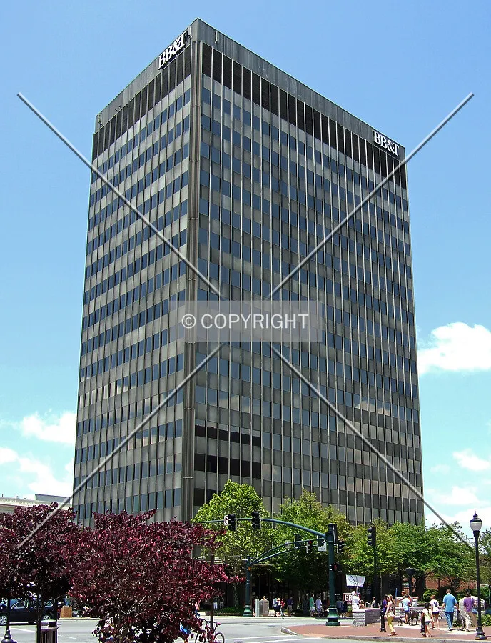 View from the southeast on Pack Square