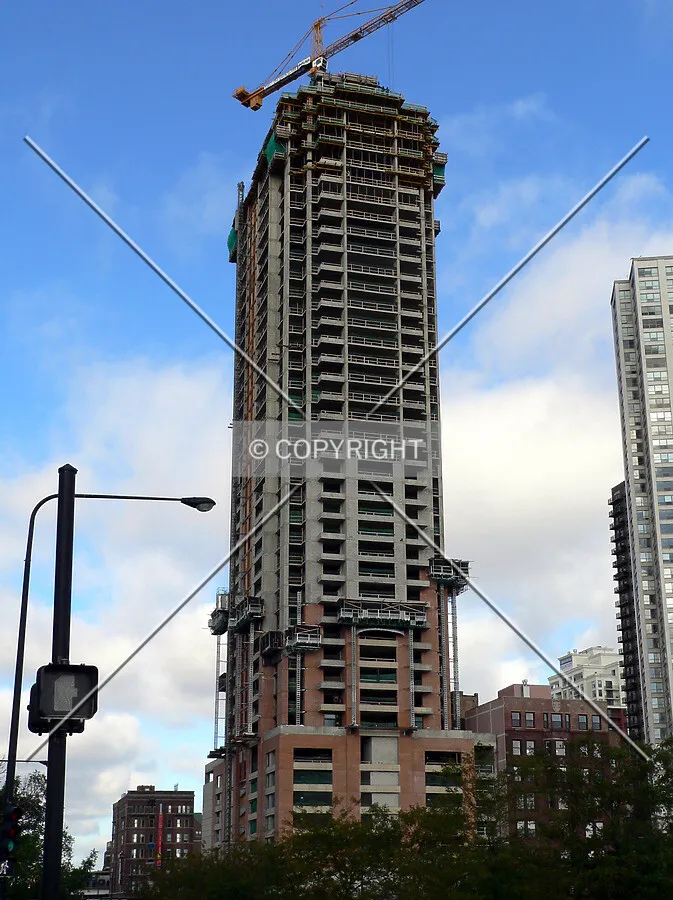 View from the corner of Indiana Avenue and Roosevelt Road