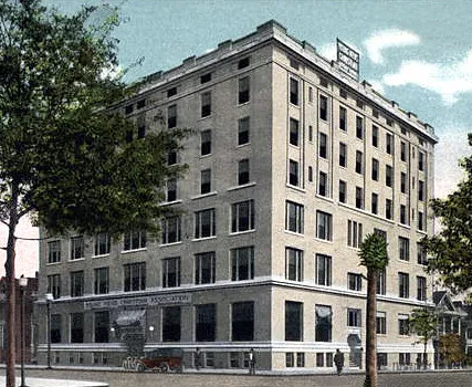 Vintage view from the southwest