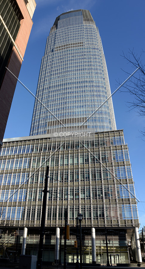 View from the west at Hudson and Essex Streets