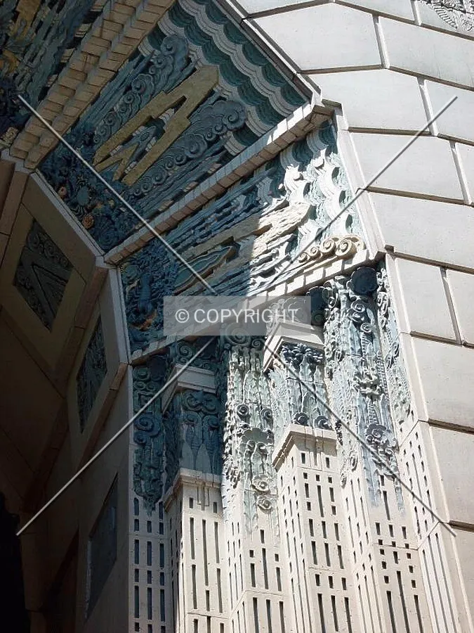 The intricate archway