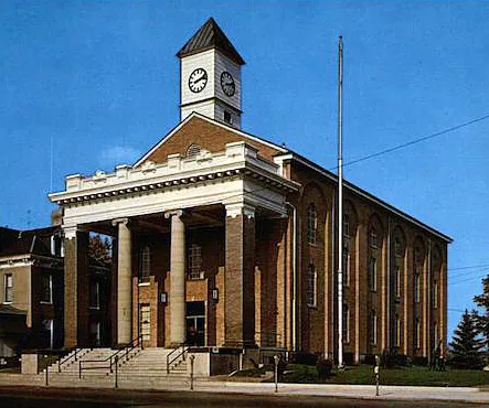 Vintage view from the southwest