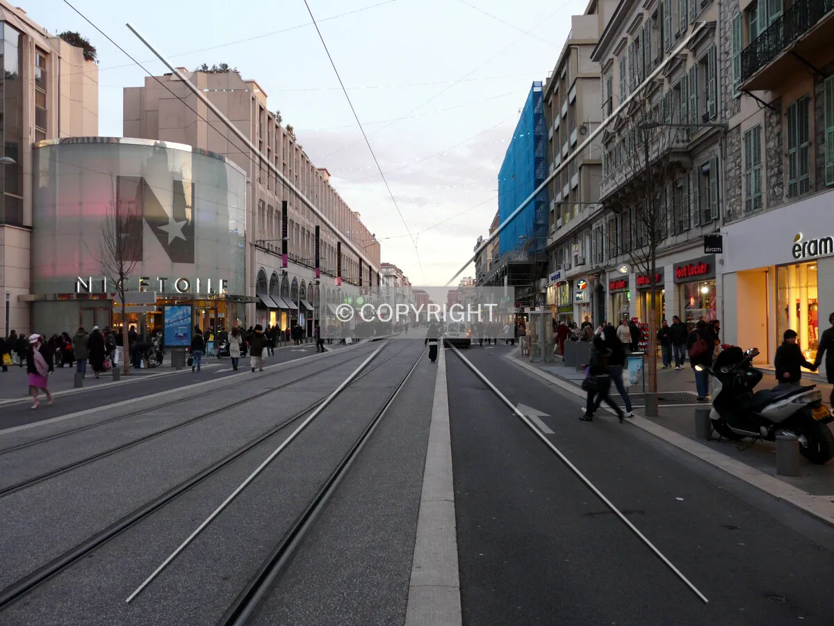 Looking south