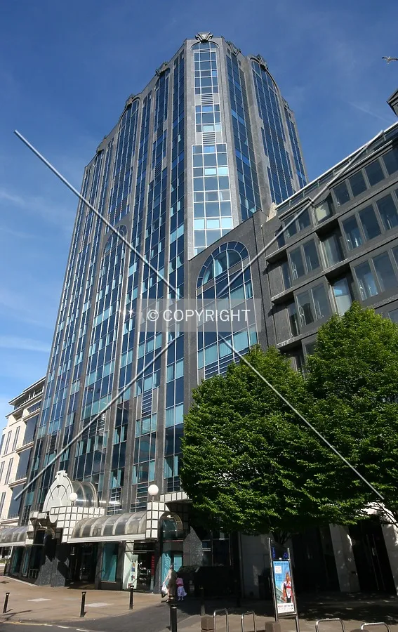Looking up from Colmore Row