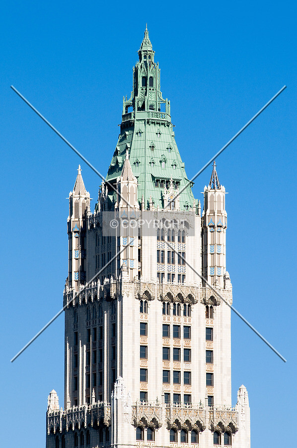 Upper tower viewed from the southeast