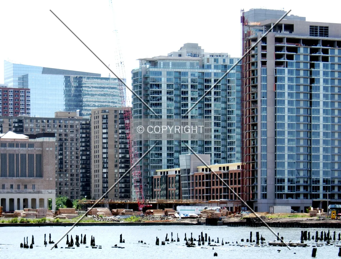 View from the northeast with the Shore Club condominiums to the right