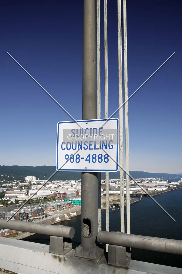 Sign on top of the structure