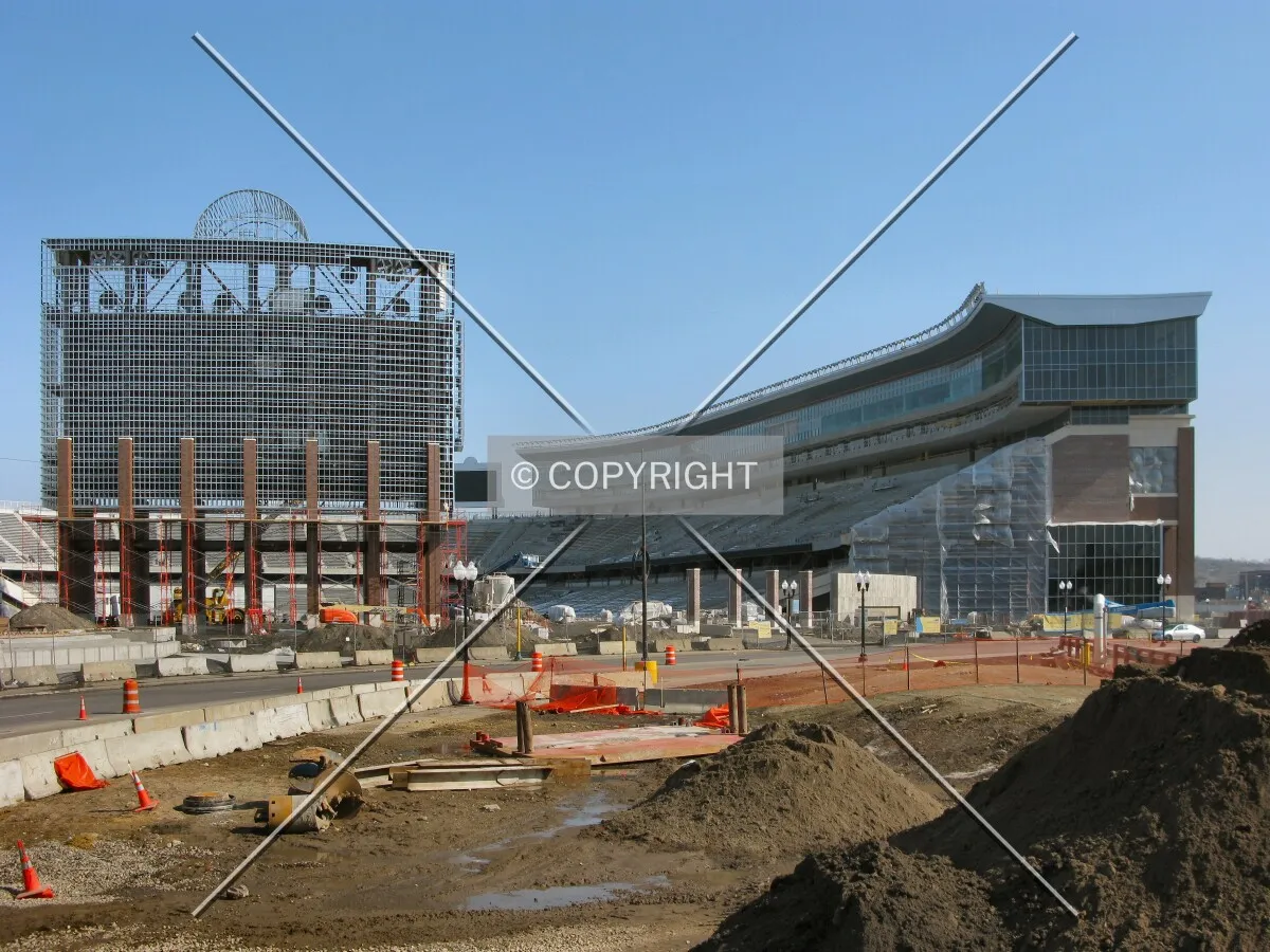 View into the stadium bowl from Williams Arena