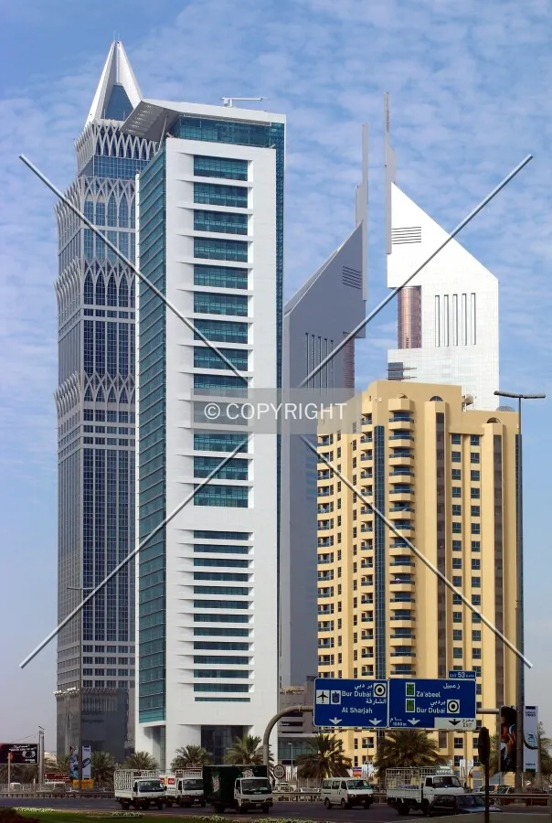 Skyscrapers at Sheikh Zayed Road