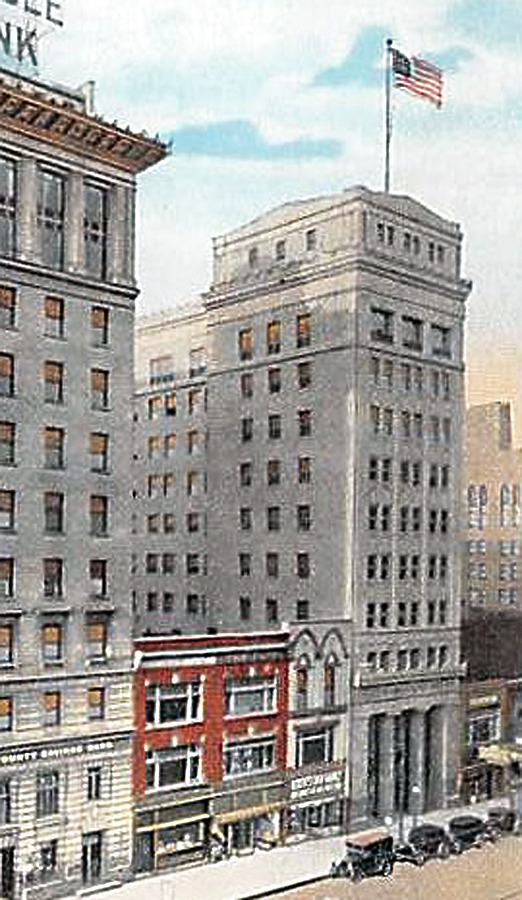 Vintage view from the southeast