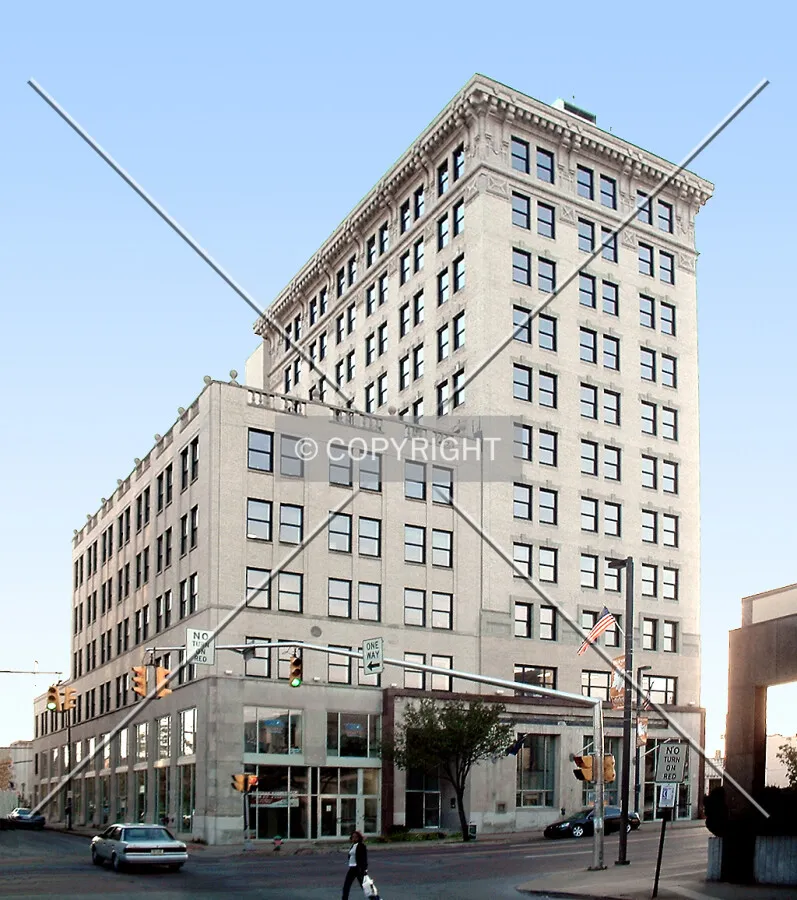 View from the northeast across Broad Street