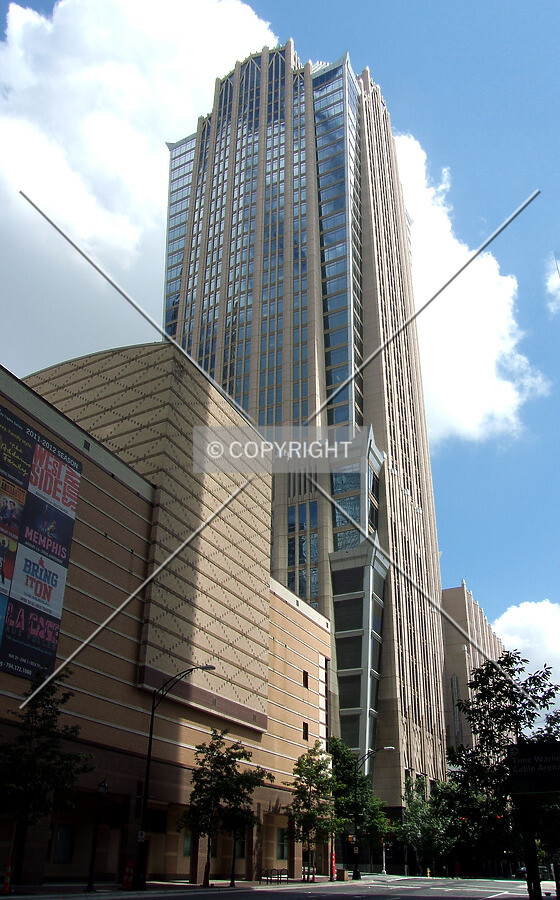 View from the southwest on College Street