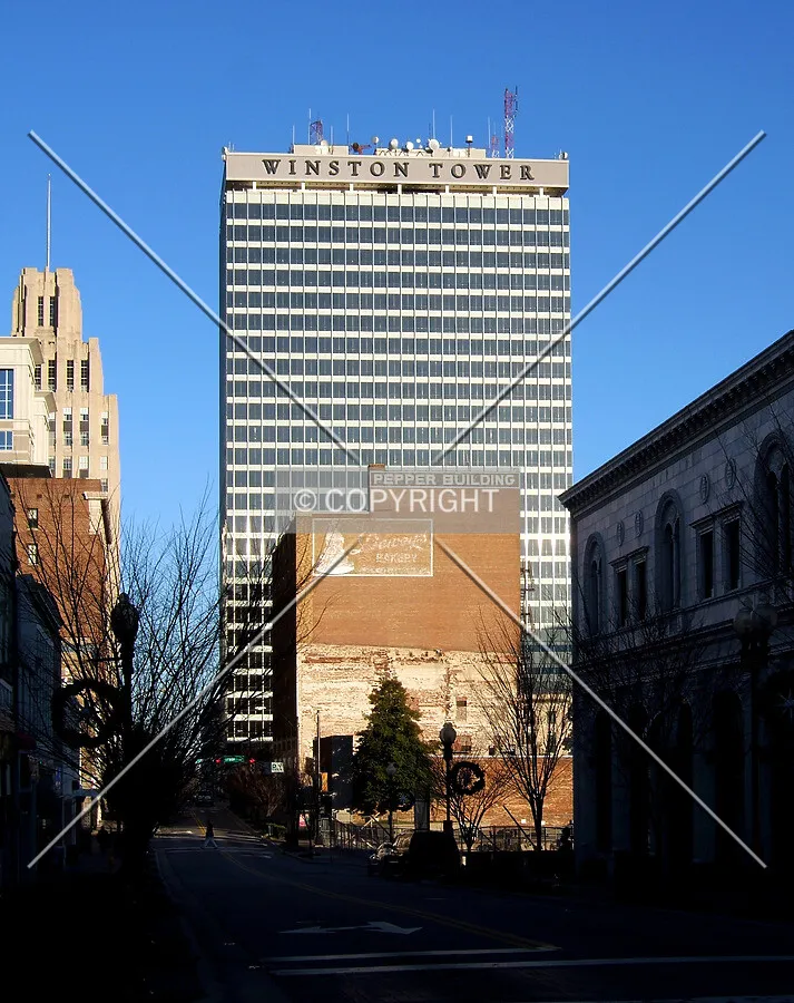 View from the west along 4th Street