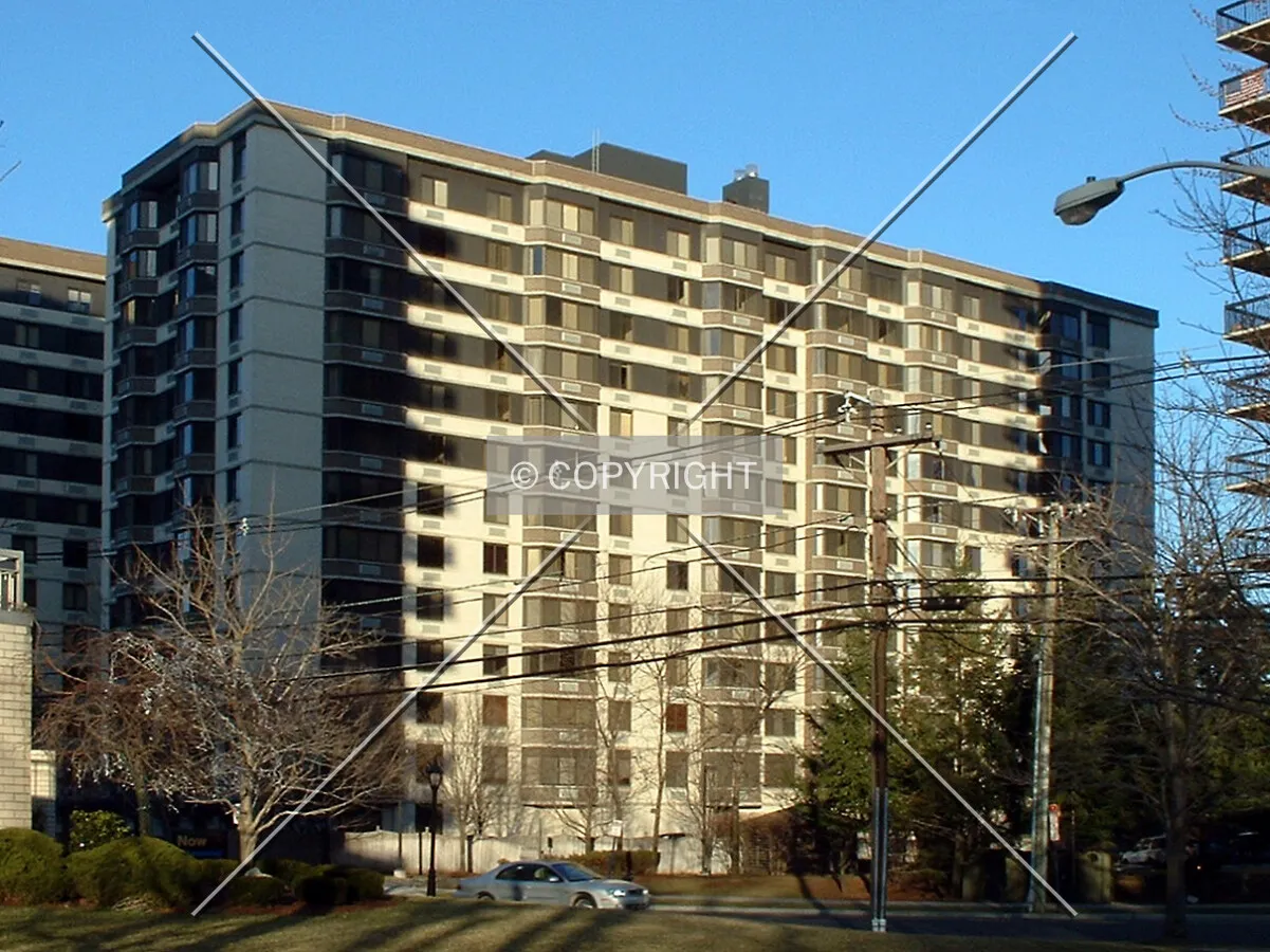 View from the southwest across Prospect Avenue