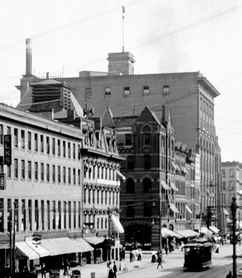 Vintage view from the northwest