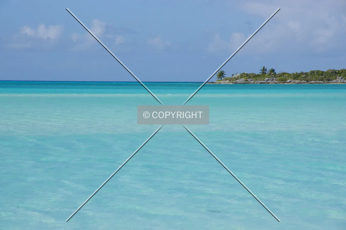 beach pavilion on the Bahamas