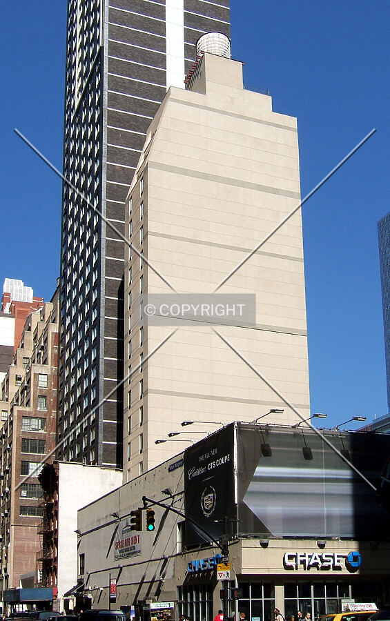 View from the southeast at 39th Street and 8th Avenue