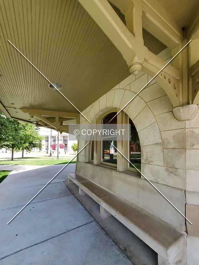 Northwest facade; August 15, 2020