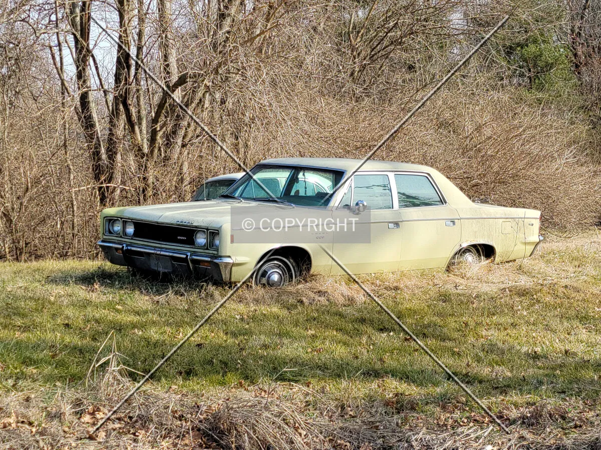 An abandoned AMC Rebel