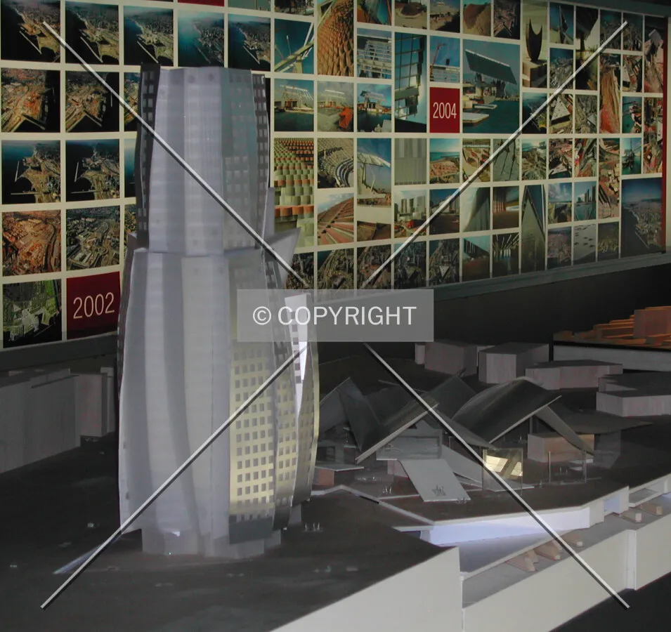 Front view of the model