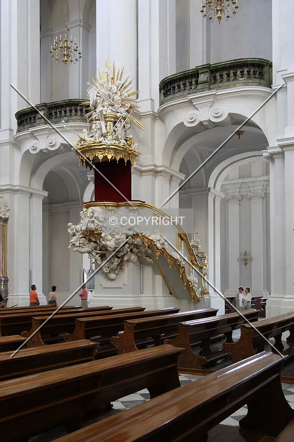 View of the pulpit