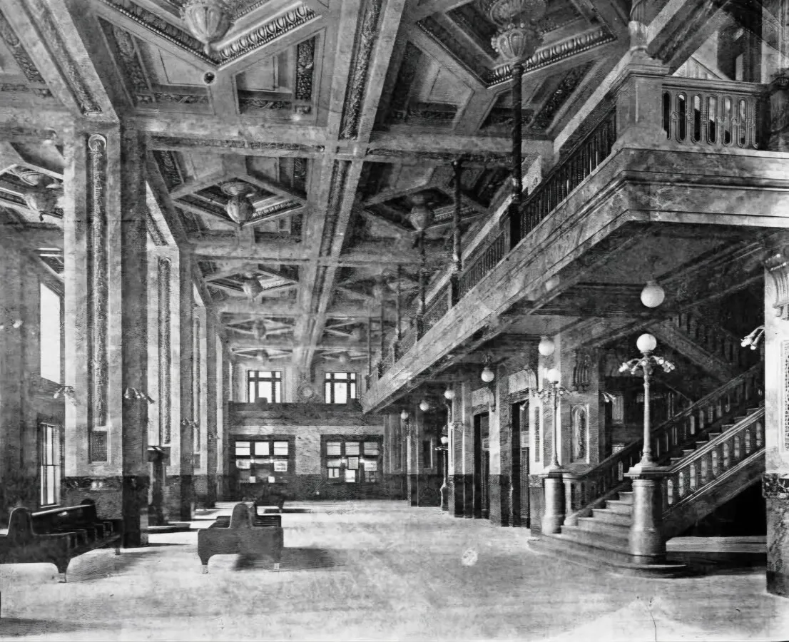 Vintage interior view
