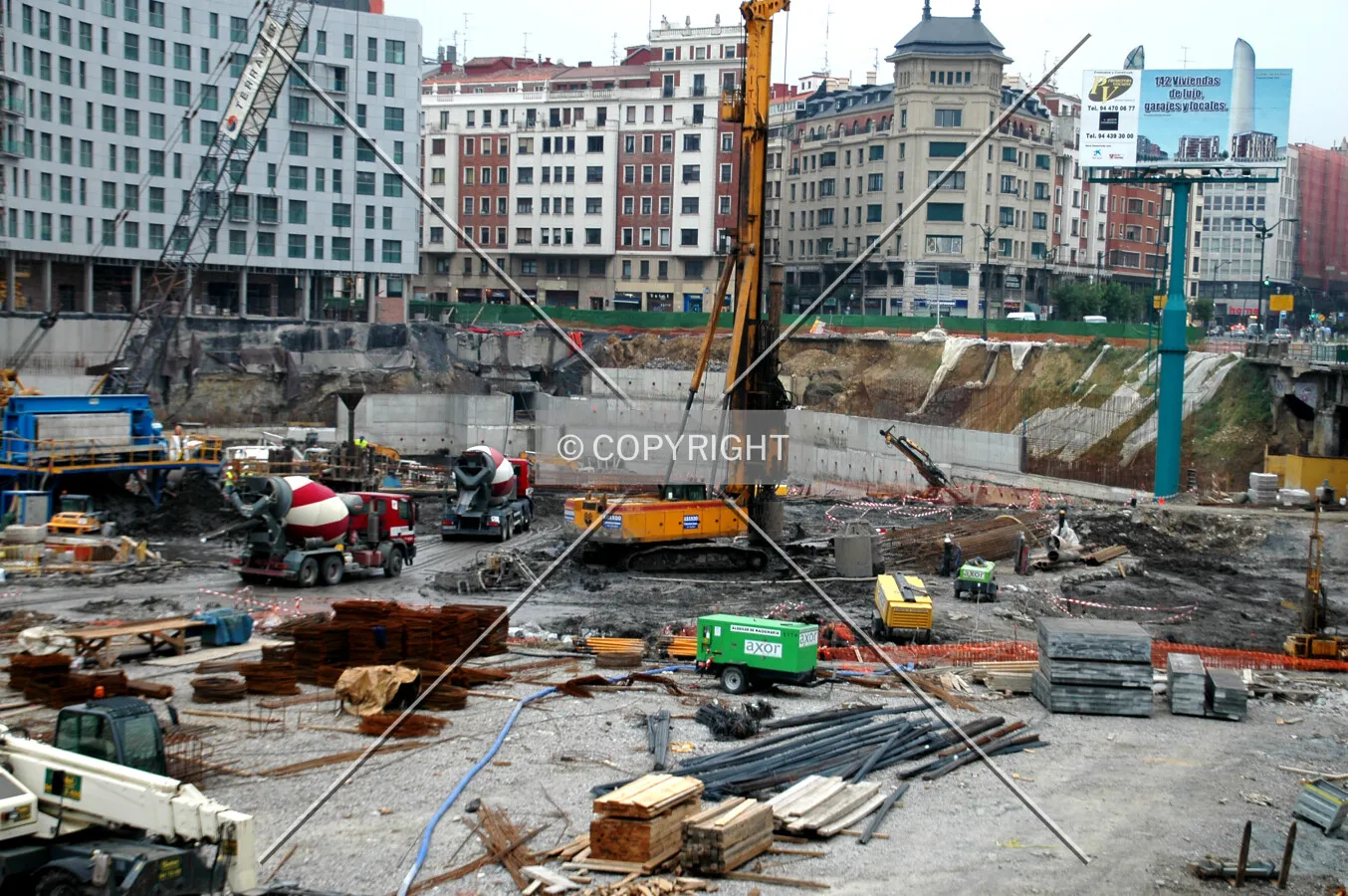 View of the site