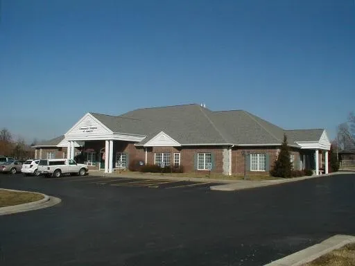 View from the southeast