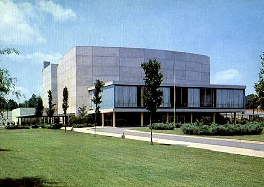Vintage view from the northeast