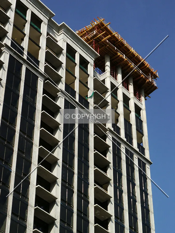 Looking up the south side