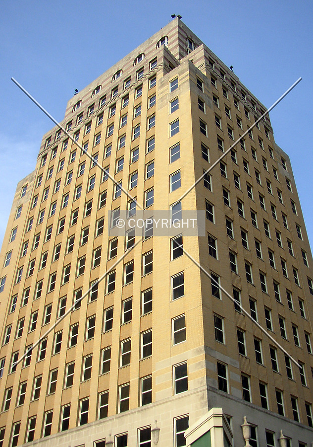 Looking up the southwest corner from the St. Francis Street