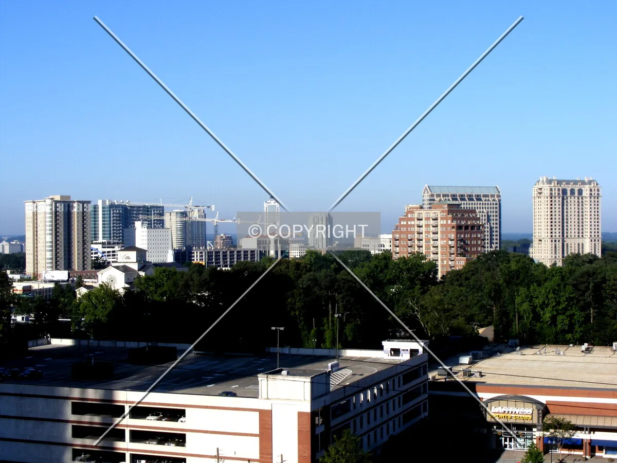 Looking southwest toward lower Buckhead