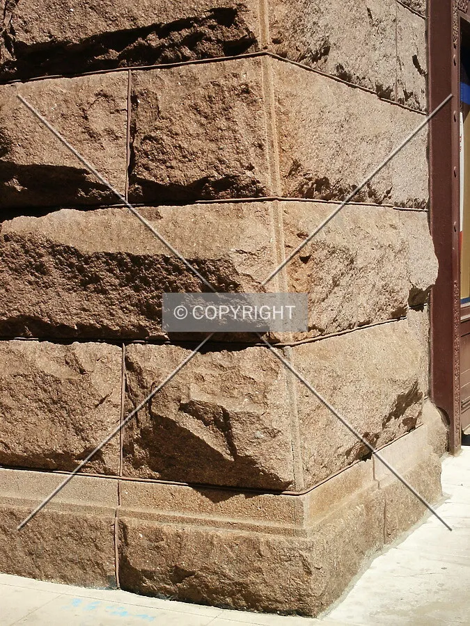 Southeast corner at the base