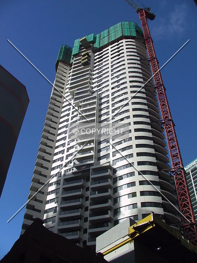 Looking up from Kent Street