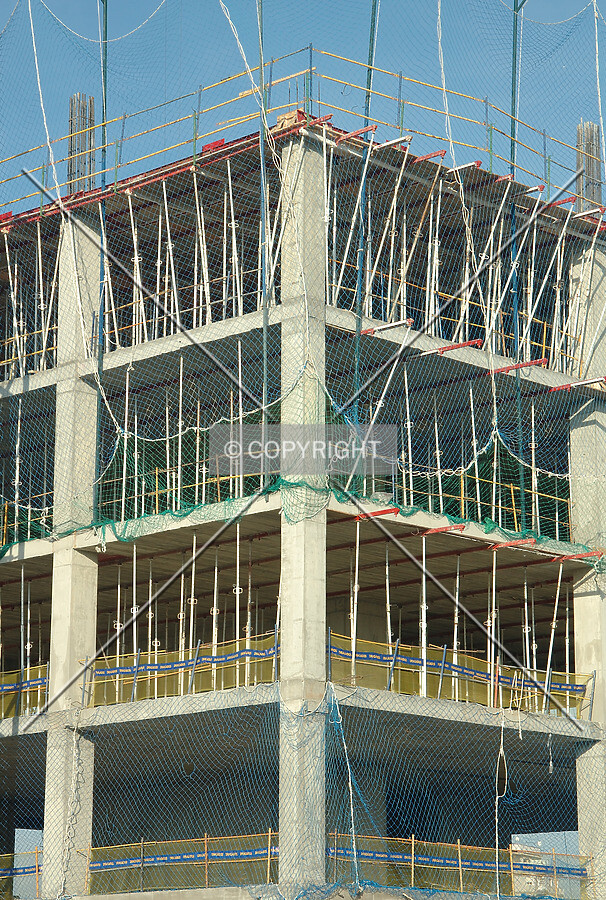 Building's south corner