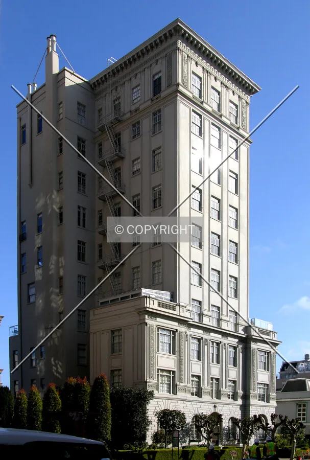 From across Broadway to the southwest