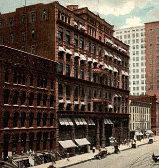 Vintage view from the south