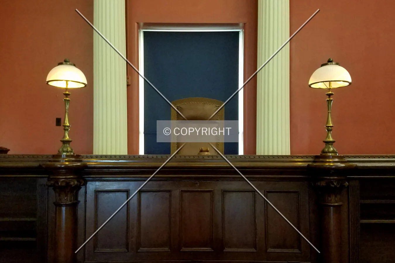 East courtroom; May 28, 2017