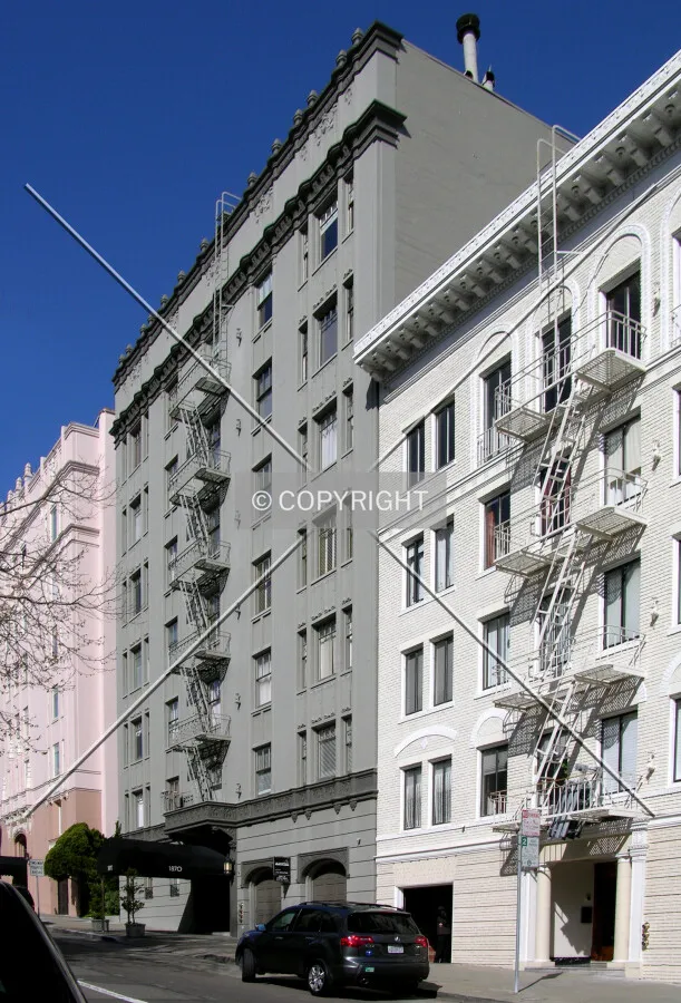 From across Jackson Street to the southeast