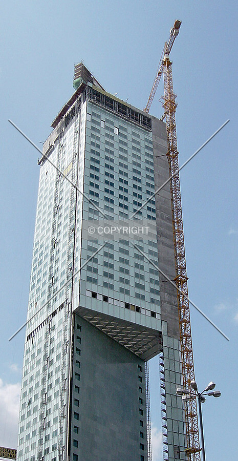 Upper portion nearing completion