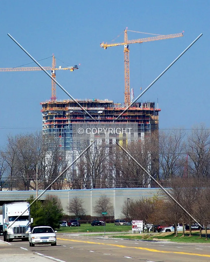 View from the city of Maryland Heights to the east