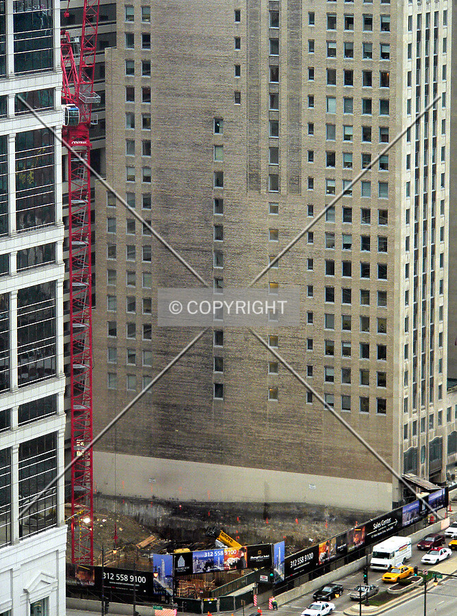 View to the southwest from the 20th floor of 330 North Wabash