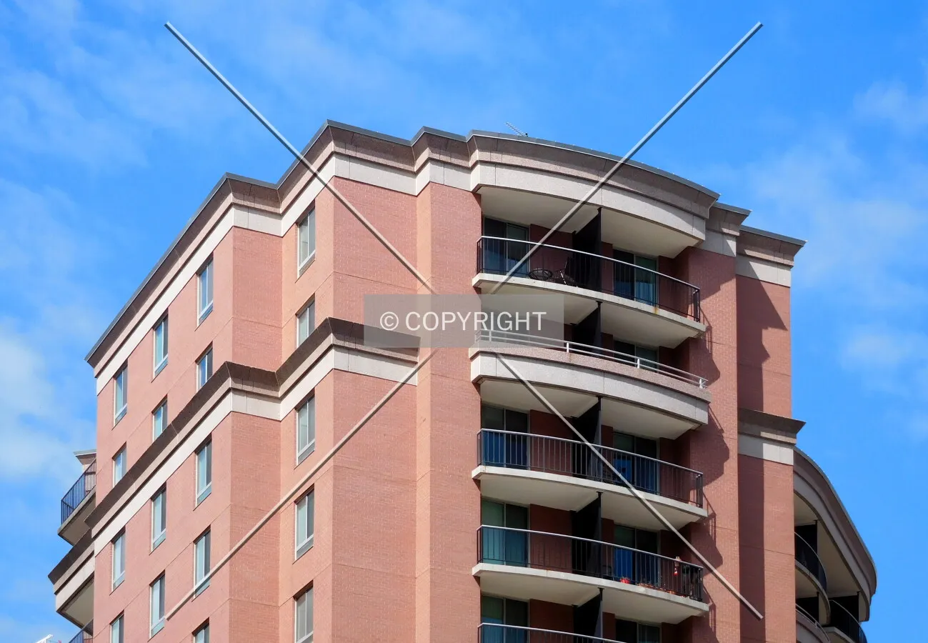 Upper floors from the south